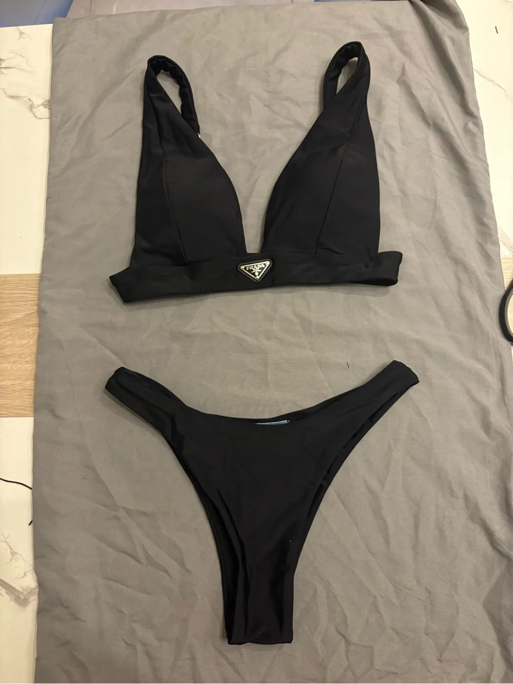 Prada Black Bikini Set
